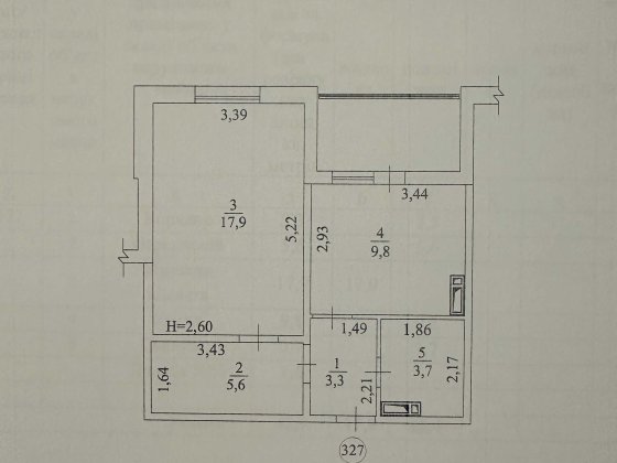 Без комісії!!!/Квартира з правом власності 42,9 м² у ЖК «Деснянський»/Документи на руках!/Є-Оселя!!! Киев