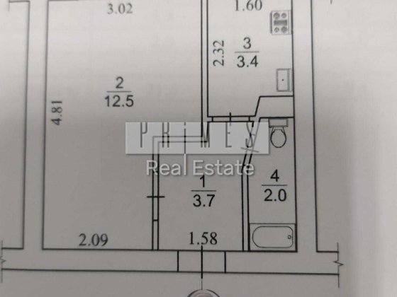 Без % Продаж 1-квартири в Солом'янському р-ні  вул. Пироговського Олександра(Григорія Кочура), 6. Киев