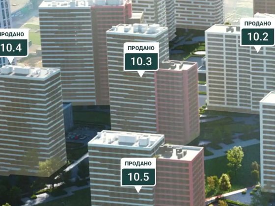 ЖК Варшавський 3, Будинок 10,5, 8 поверх простора 3-к квартира 80 м², вул. О. Олеся, ТЕРМІНОВО, без 