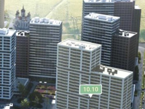 1к.квартира ЖК  Варшавський 3, секція 10,10.