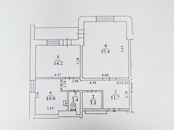 Продаж 2 кім. 70 кв.м. Троєщина