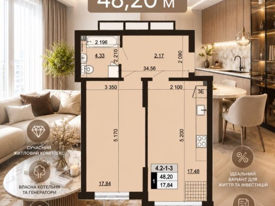 Продаж 1к кімнатноі квартири ЖК Liko Grad Ліко Град метро Васильківська