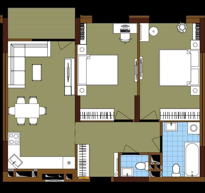 Продаж 2к квартири 68,3 м.кв. Без ремонту. ЖК Варшавський-3, Виноградарь. Подільський р-н - фото 1