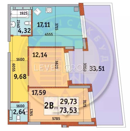 74м2, Продам 2к квартиру, Власна тераса-33.51m2, ЖК Італійський квартал, Оболонь. Без комісії - фото 1