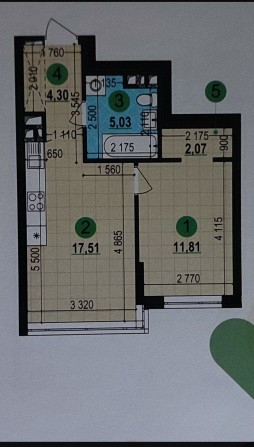 1-кімнатна ЖК Варшавський 3. Подільський район. Виноградар. Будинок зданий в експлуатацію. - фото 1