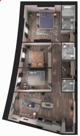 Прямий продаж від відділу продажів. Акційна ціна!! ЖК BEREG RESIDENCE. Генератор. Продаж трикімнатно - фото 1