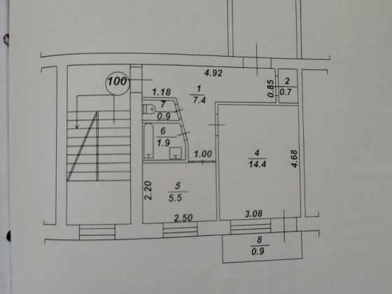 Двух кімнатна квартира Александрия
