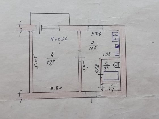 Продається 1-но кімнатна квартира на Червоній Горі Бердичів