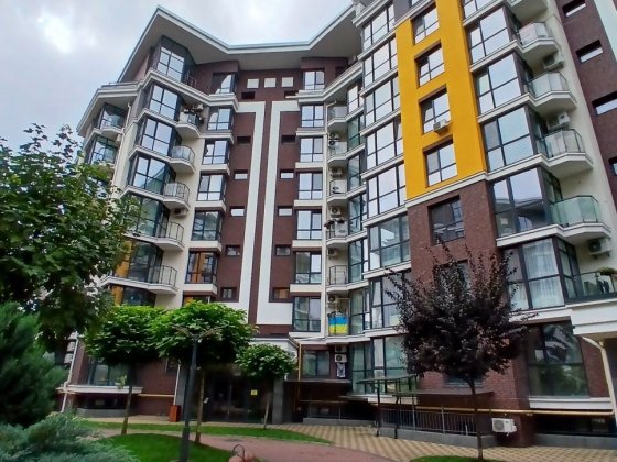 1к квартира 46.6 м2 з панорамним видом на сосновий ліс в ЖК "На Прорізній" Гостомель