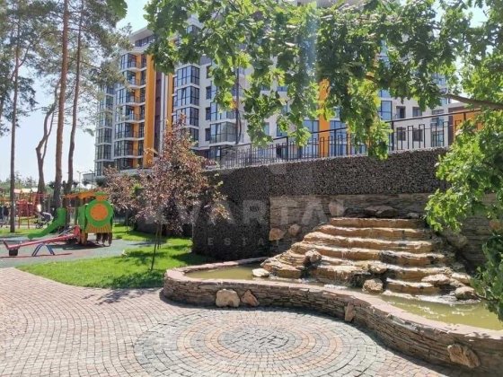 Продам Велику 2к квартиру 76м2 з Ремонтом з кухнею-вітальнею 26м2 в «На Прорізній»,Газ,єОселя,Сертиф Гостомель