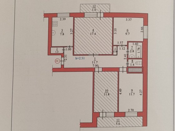 Продаж 4х кімнатної квартири. Ковель
