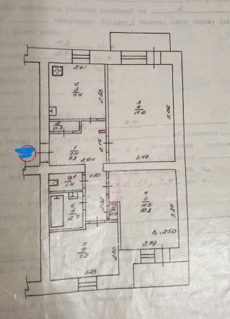 Продам 3-кімнатну квартиру з автономним опаленням - фото 1