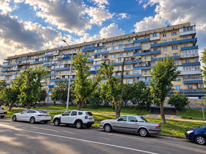 Продаж 2-кімнатної квартири в Українці, проспект Дніпровський, 23 - вид на Дніпро - фото 1