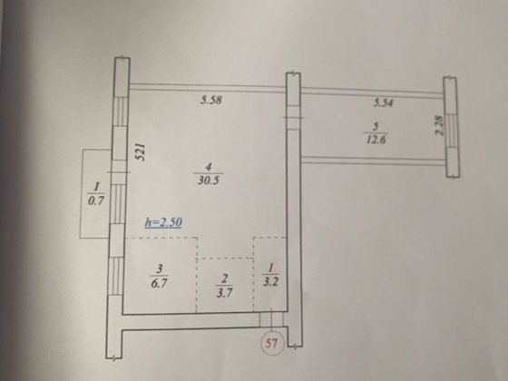 3-х кімнатна квартира у центрі міста Шептицький