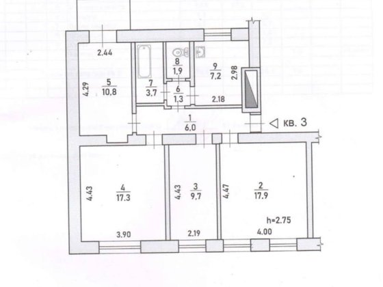 Продаж 4х-кімнатної квартири м. Шостка Шостка