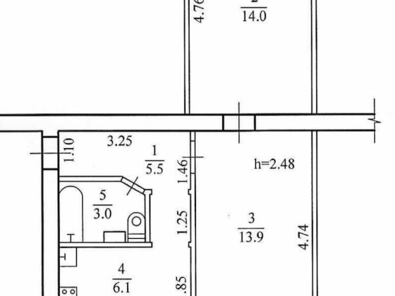продам 2к.квартиру Старые Кодаки