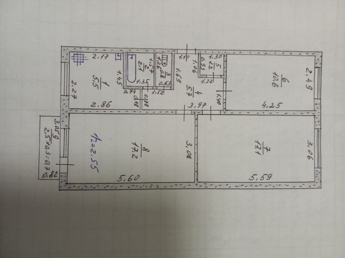 Продам 3-кімнатну квартиру м.Синельникове - фото 1