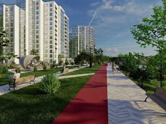 Продається 1-кімнатна квартира з гарним виглядом на центр міста. Волчинец