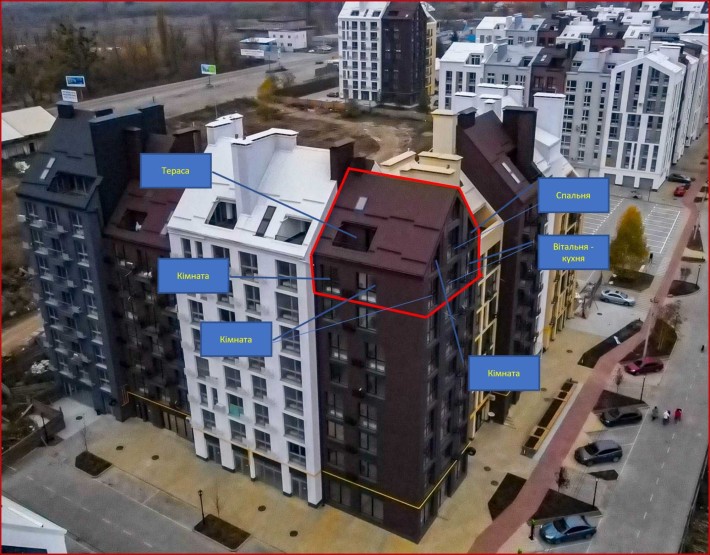 Продам видову дворівневу 4-х кімнатну квартиру у жк Білий шоколад Центр Білогородка - фото 1
