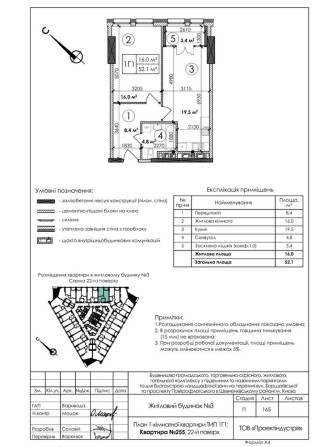 Однокімнатна квартира ЖК Манхетен Київ - фото 1