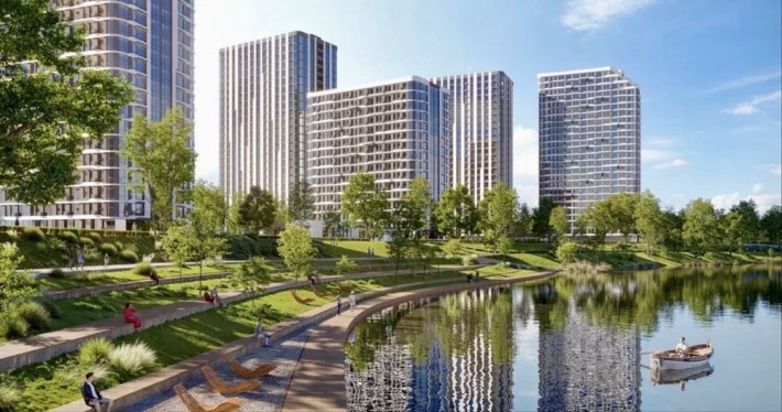 Продаж 2к квартири 74.83м2 у ЖК H2O від Stolitsa Group, Дарницький район, Позняки, Осокорки, проспек - фото 1