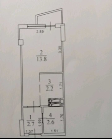 Продаж 1кімн, квартири, вул.Жамбила Жабаєва 22 - фото 1