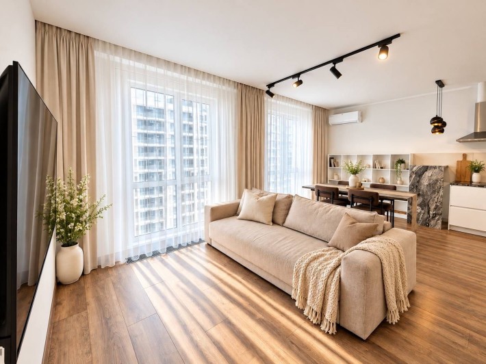 БЕЗ КОМІСІЇ | ЄВРО-2 | 67,5 м² | ЖК «НОВА АНГЛІЯ» | вул.Михайла Максимовича | Генератор на ліфт - фото 1
