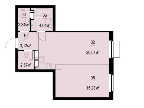 1 кім. 48 кв.м. в ЖК Boston Creative House, метро Почайна, Є-Оселя Киев