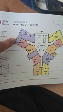 Продаж 3-х кімнатної квартири  в ЖК Фемели - фото 1