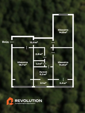 Без комісії. Продаж 3к квартири 74,5м2, вул.Дубровицька,5 Оболонський р-н, єВідновлення - фото 1