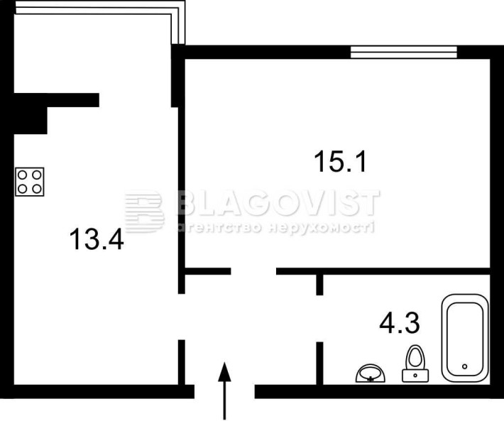 Продаж 1к квартира ремонт ЖК Скайленд 2 Skyland 2 вул Волошкова 2 Сергія Колоса р-н Солом'янський ме - фото 1