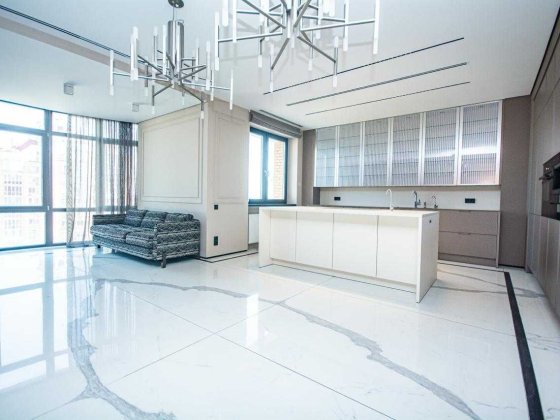 Вид на Дніпро Оазис Тераса Ремонт 330м² 4 спальні Наталка / Івасюка, 8
