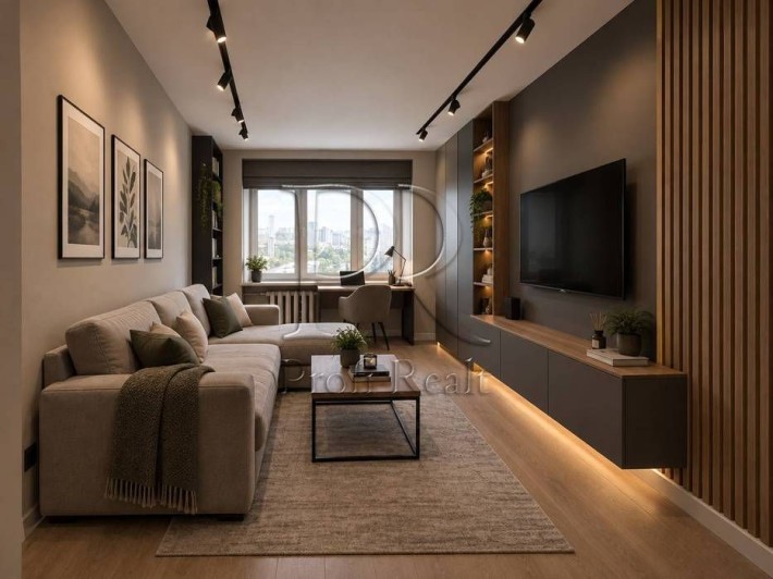 Без % 3-к квартира 69 м2 Патріарха Мстислава Скрипника 7 центр, ЖД - фото 1
