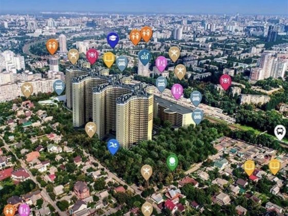 2 к Квартира, 70 м', будинок введено, ЖК FamilyFriends, Відрадний