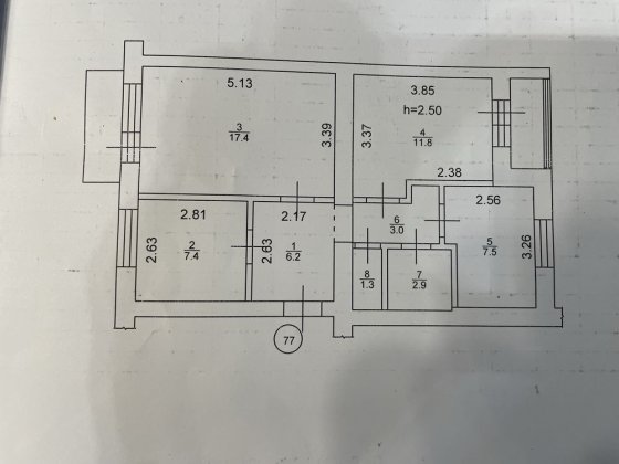 Продам 3-кімнатну квартиру у м. Буча, вул. Склозаводська 7, 3 поверх. З питань придбання квартири пр Буча