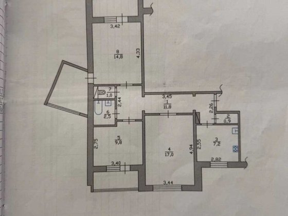 Терміновий продаж 3к квартири 72 кв. м, вул. Чорних Запорожців 56А, без комісії, готівка та безготів Бровары