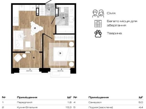 Продаж 1К квартири з ремонтом у Бучі! Укриття! Держпрограми, Оформлення 2%