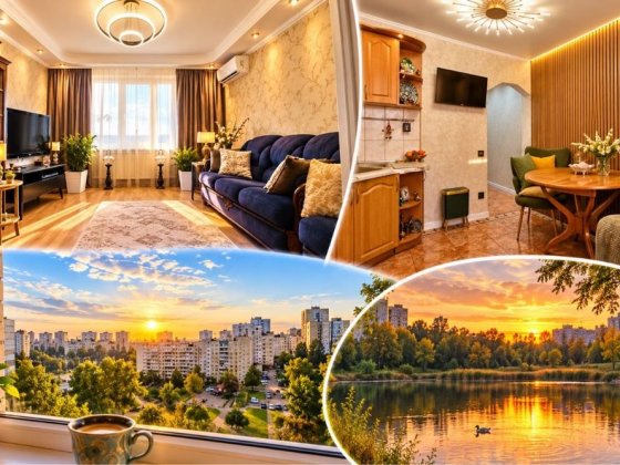 Власник! Видова 3к квартира  на Оболоні. Вид на озеро Біле . Без комісії.