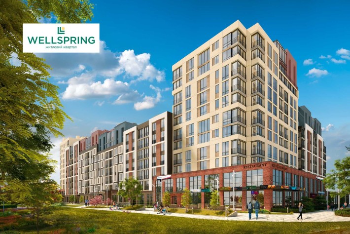 продається 2к квартира 75,5 м2 в новому комплексі Wellspring - фото 1