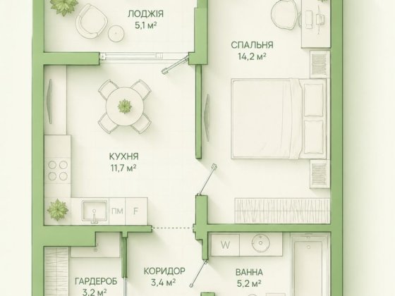 1 кімнатна біля ТЦ Veles Mall! Під ІНВЕСТИЦІЮ гарний варіант!