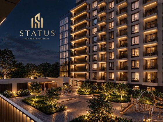 Продаж видової 2-кімнатної квартири у ЖК Status у Луцьку по вул.Глушець,55 Луцк