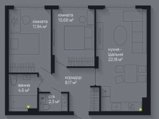 Продаж 2-кім квартири, Манхеттен, Manhattan UP, Blago, Благо, басейн, озеро Ивано-Франковск