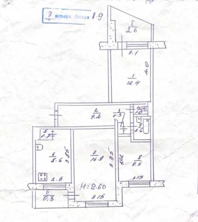Чудова 3-квмнатна квартира на мікрорайоні Сонячний - фото 1