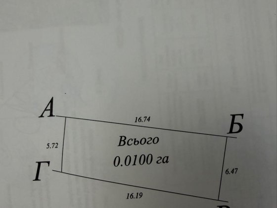 велика ділянка під гараж